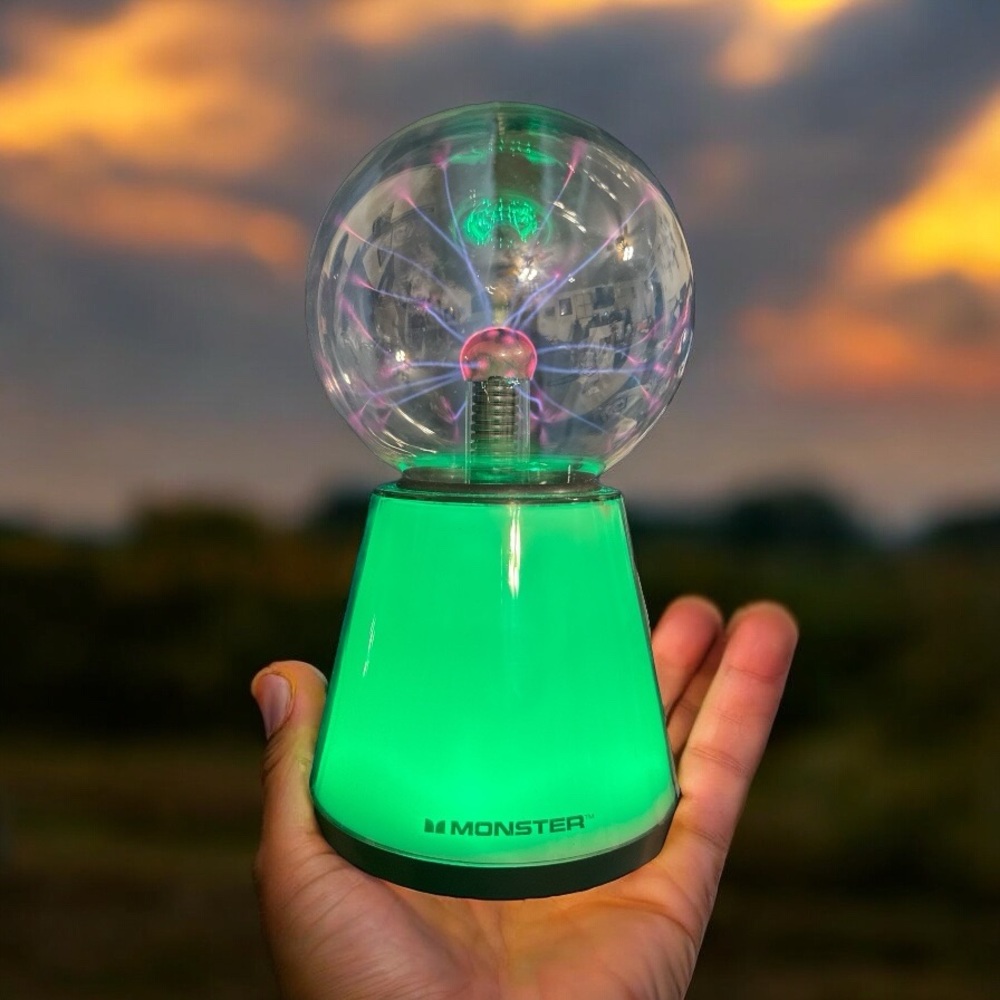 Monster Green Plasma Ball Lamp